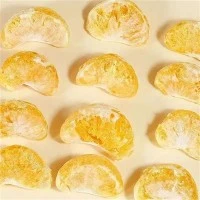 Segmenti di mandarino liofilizzato
