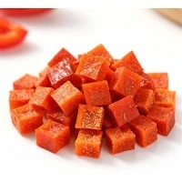 Dadi di peperone dolce liofilizzato